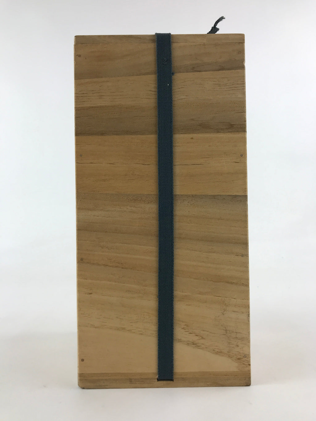 Vintage Japanese Wooden Lidded Flower Vase Storage Box Inside 12.5x12.5x27cm X53