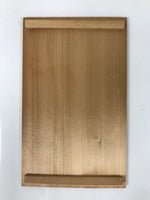 Vintage Japanese Wooden Lidded Pottery Box Inside 25.1x15.2x12.1cm Brown X143