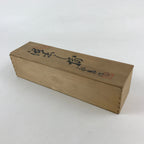 Vintage Japanese Wooden Lidded Pottery Storage Box Inside 35.5x8.5x8.5cm X35