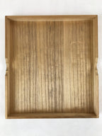 Vintage Japanese Wooden Lidded Shikishi Art Storage Box Inside 27.5x24.5x2cm X81