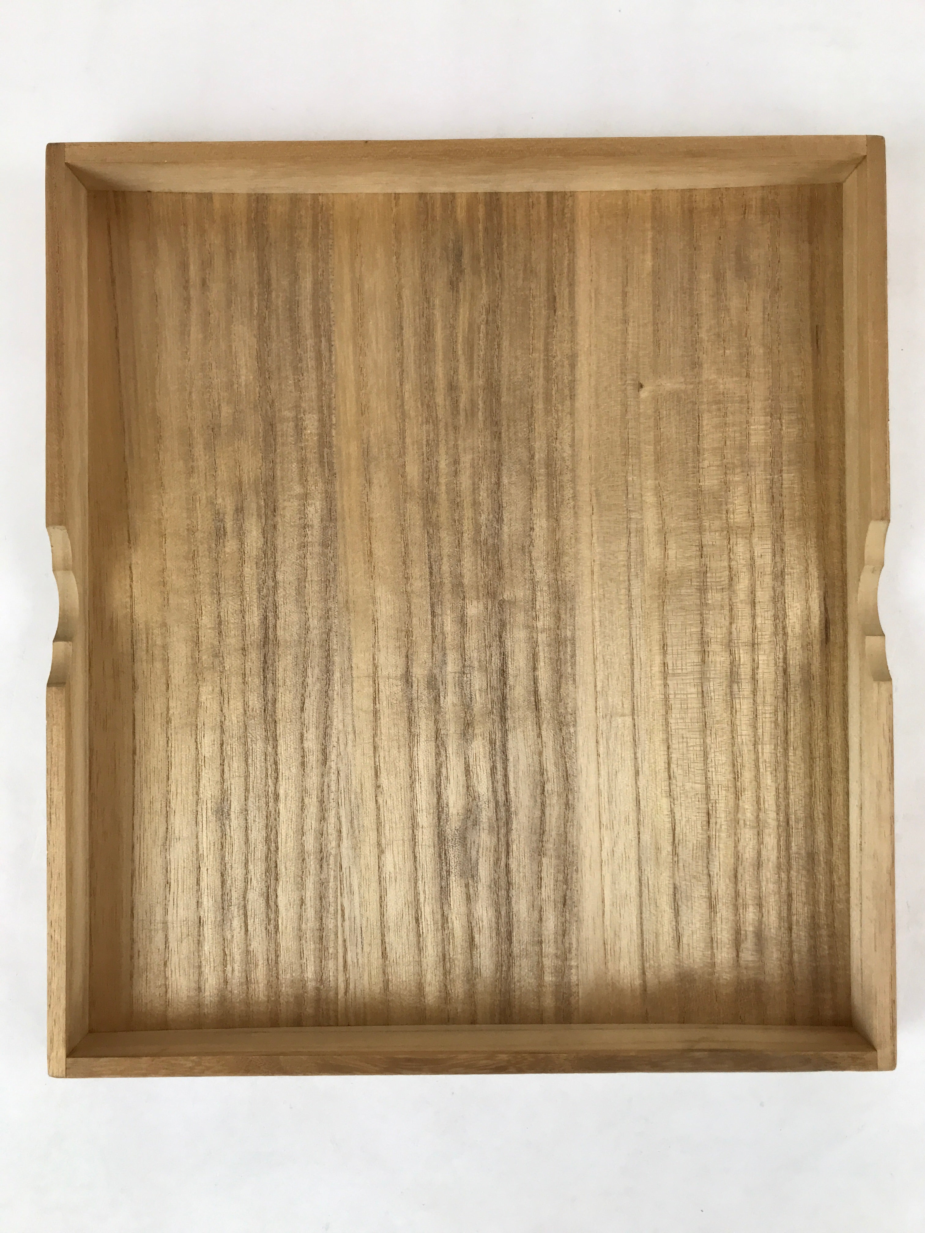 Vintage Japanese Wooden Lidded Shikishi Art Storage Box Inside 27.5x24.5x2cm X81