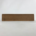 Vintage Japanese Wooden Lidded Small Plate Storage Box Inside 26.5x13x5cm X73