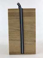 Vintage Japanese Wooden Lidded Storage Box Inside 10.5x10.5x18.5cm Tall X29
