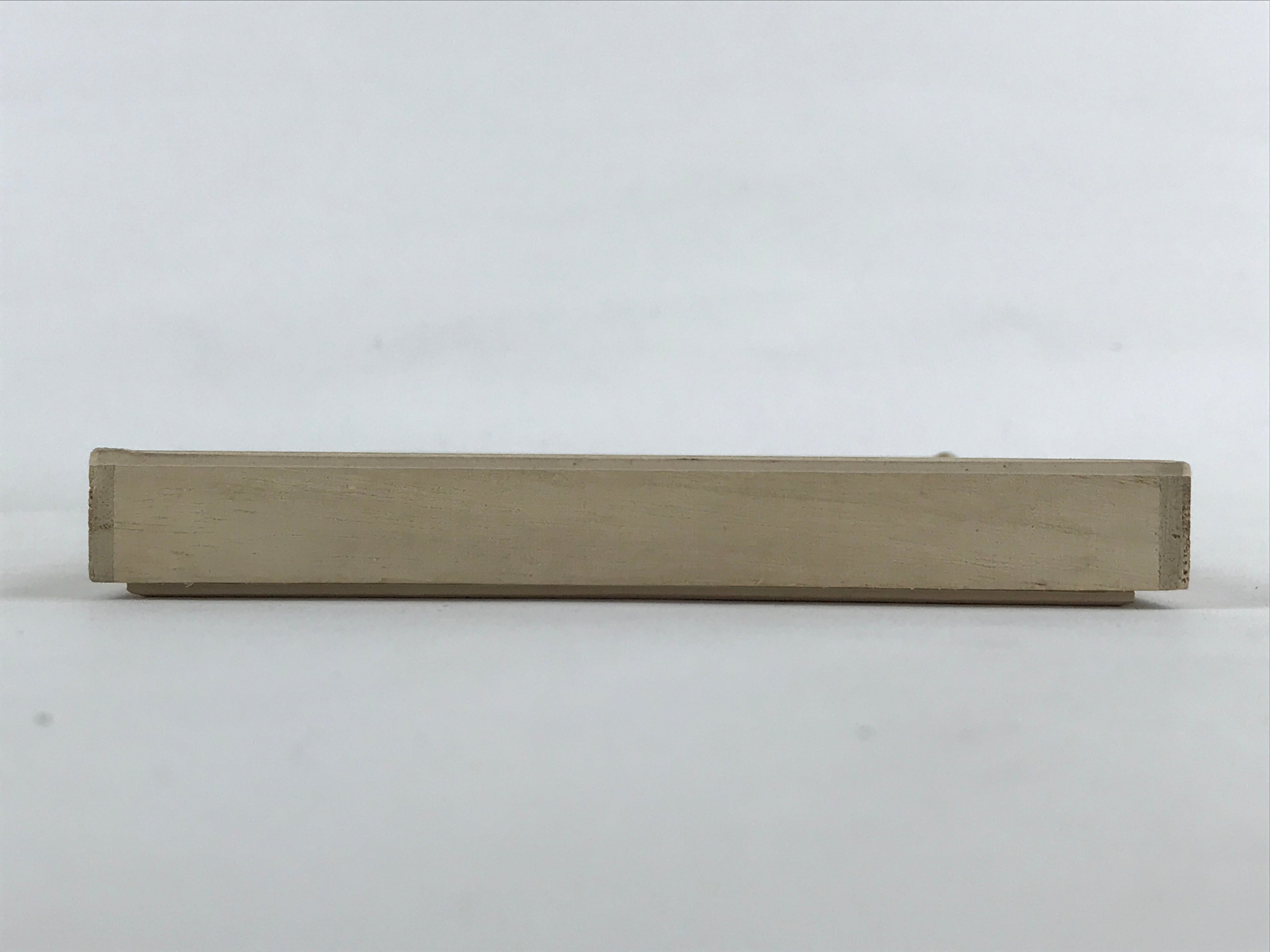 Vintage Japanese Wooden Lidded Storage Box Inside 19.5x12.5x1.5cm Long Flat X25