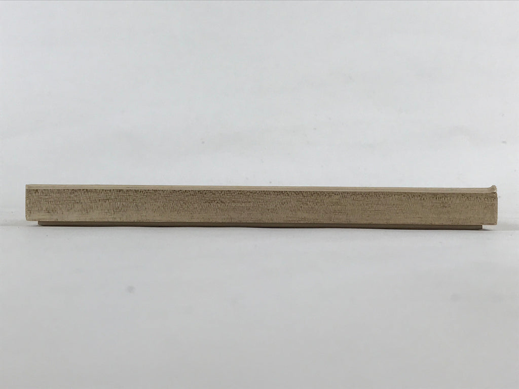 Vintage Japanese Wooden Lidded Storage Box Inside 19.5x12.5x1.5cm Long Flat X25