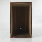 Vintage Japanese Wooden Lidded Storage Box Inside 21.5x23.5x40.5cm Brown X131
