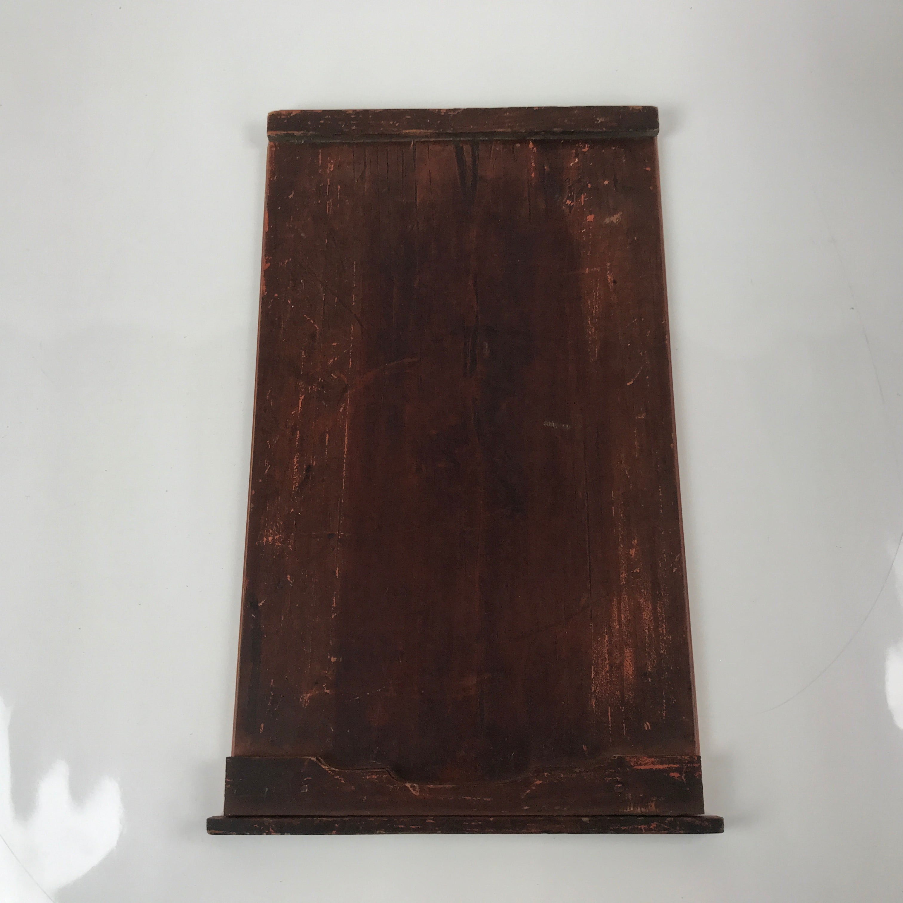 Vintage Japanese Wooden Lidded Storage Box Inside 21.5x23.5x40.5cm Brown X131