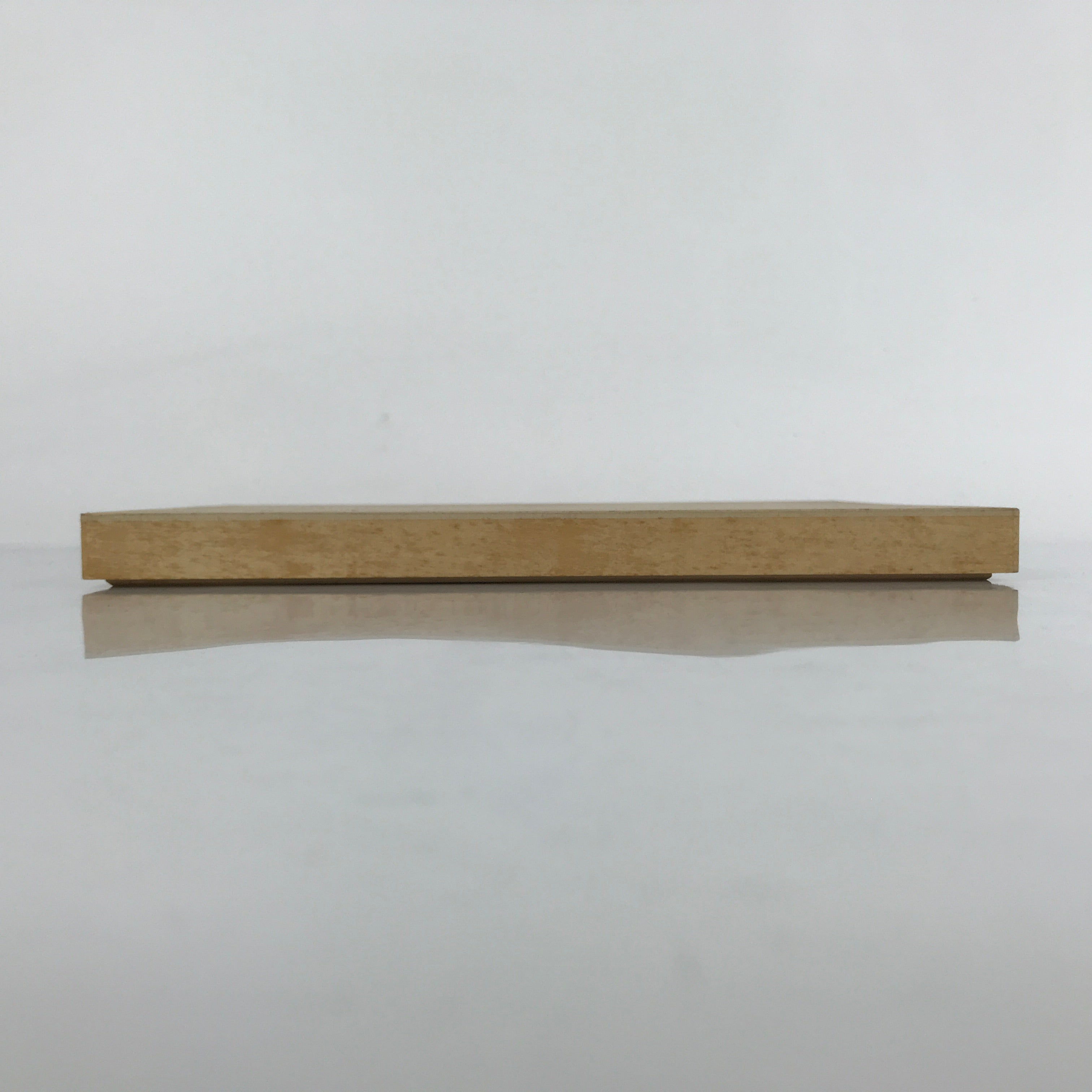 Vintage Japanese Wooden Lidded Storage Box Inside 22.5x15x1.5cm Long Flat X96