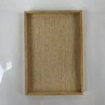 Vintage Japanese Wooden Lidded Storage Box Inside 22.5x15x1.5cm Long Flat X96