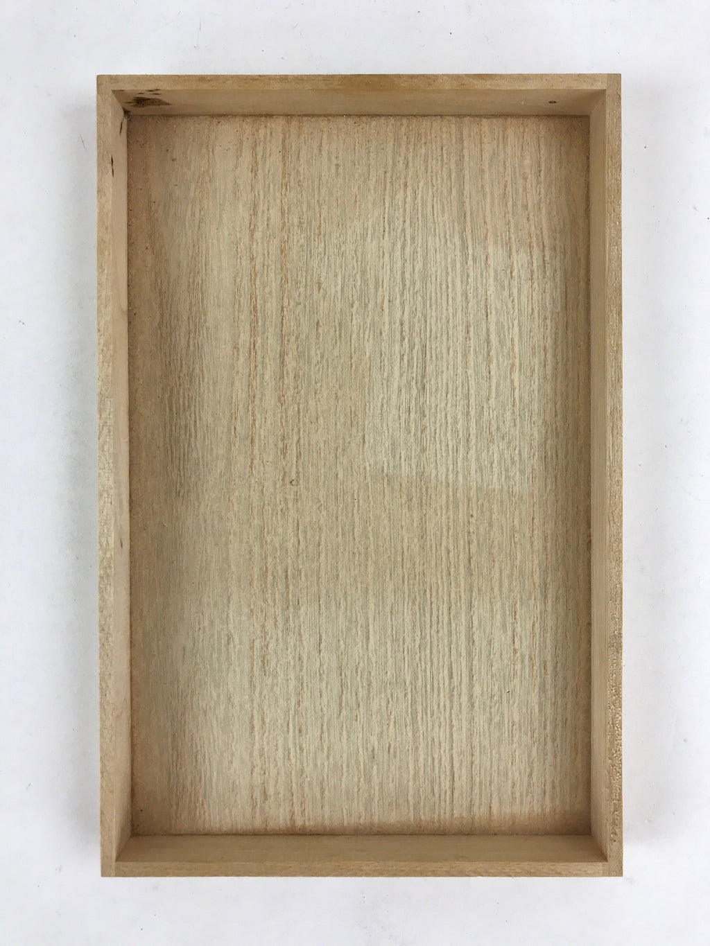 Vintage Japanese Wooden Lidded Storage Box Inside 25x16x2cm Long Flat X23