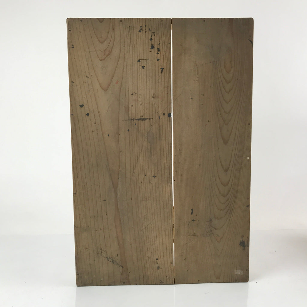 Vintage Japanese Wooden Lidded Storage Box Inside 28x43.5x14.5cm Brown X113
