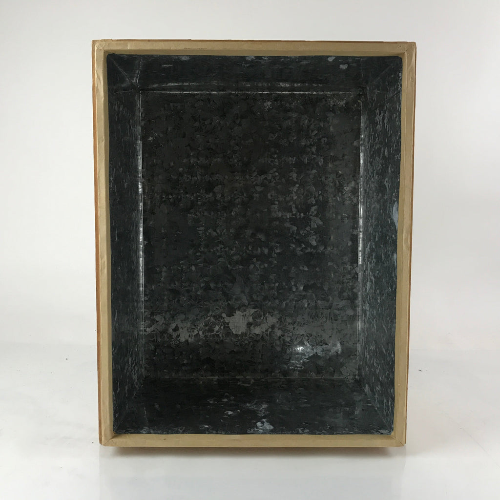 Vintage Japanese Wooden Lidded Storage Box Inside 34.5x46x22.5cm Cooler X112