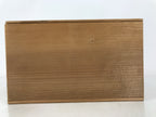 Vintage Japanese Wooden Lidded Tea Set Pottery Box Inside 22x17x13m Brown X150