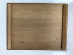 Vintage Japanese Wooden Lidded Tea Set Pottery Box Inside 22x17x13m Brown X150