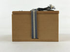 Vintage Japanese Wooden Pottery Storage Box Inside 9x9x5.5cm Small Lidded X3