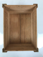 Vintage Japanese Wooden Storage Box Crate No Lid Inside 38.8x27.7x20cm X155