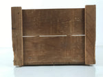 Vintage Japanese Wooden Storage Box Crate No Lid Inside 38.8x27.7x20cm X155
