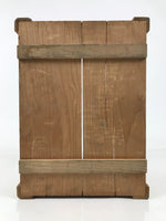 Vintage Japanese Wooden Storage Box Crate No Lid Inside 38.8x27.7x20cm X155