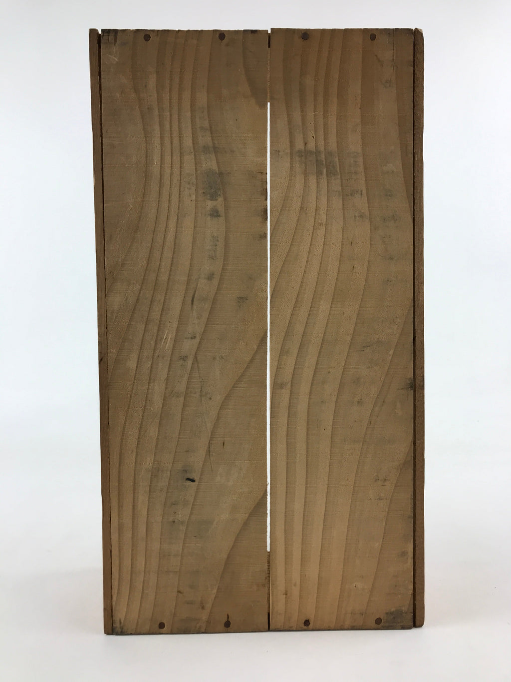 Vintage Japanese Wooden Storage Box Inside 36x19.5x9cm Small Open Crate X40