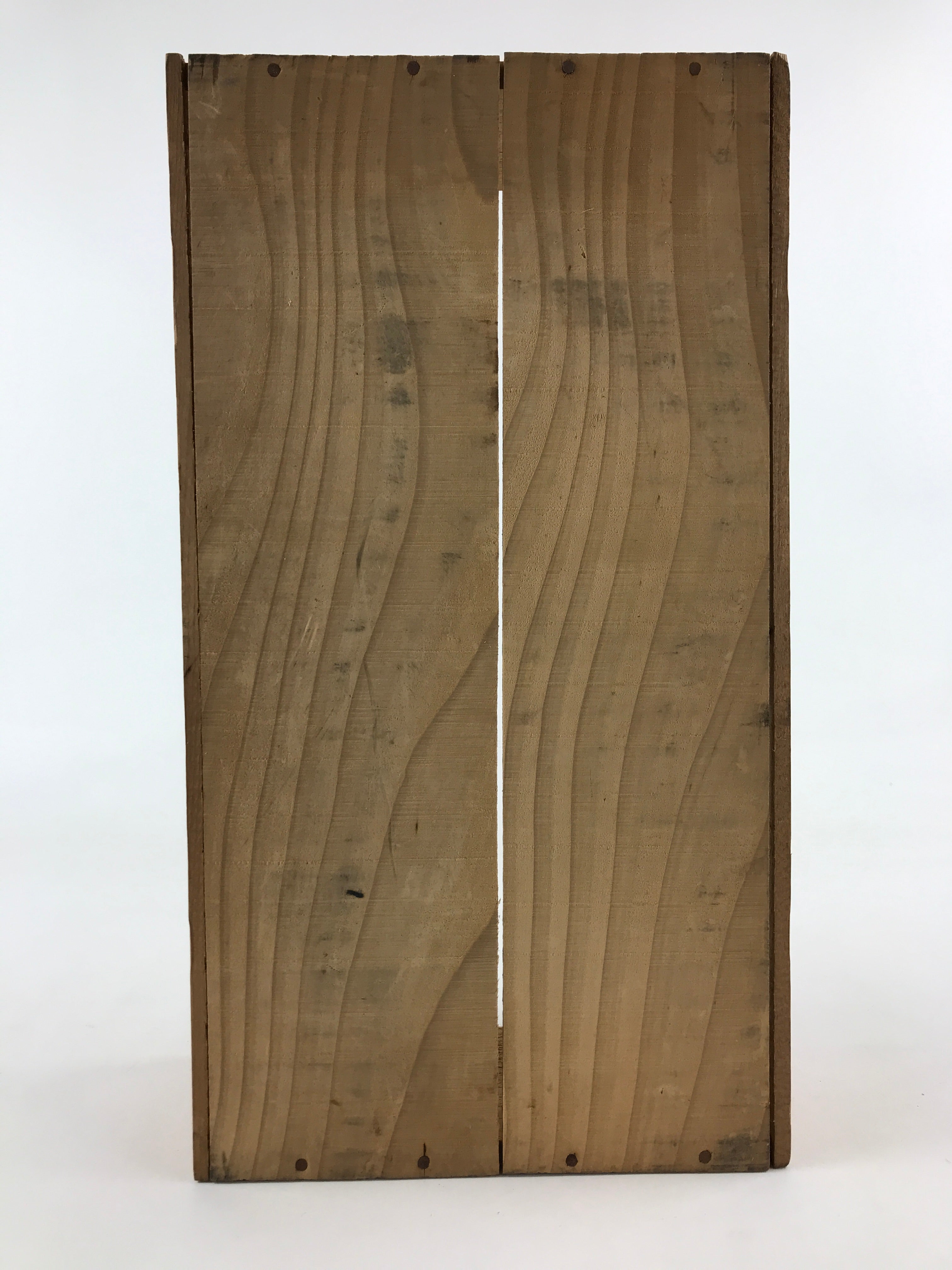 Vintage Japanese Wooden Storage Box Inside 36x19.5x9cm Small Open Crate X40