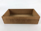 Vintage Japanese Wooden Storage Box Inside 36x19.5x9cm Small Open Crate X40