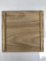 Vtg Japanese Wooden Lidded Pottery Storage Box Cube Inside 29.7x29.7x29.5cm X157