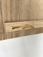 Vtg Japanese Wooden Lidded Pottery Storage Box Cube Inside 29.7x29.7x29.5cm X157