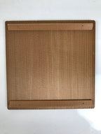 Vtg Japanese Wooden Lidded Pottery Storage Box Inside 15x14.9x20.6cm Brown X159