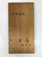 Vtg Japanese Wooden Lidded Pottery Storage Box Inside 30x14.6x8.4cm Brown X142