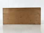 Vtg Japanese Wooden Lidded Pottery Storage Box Inside 31.7x13.2x13cm Brown X144