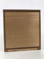 Vtg Japanese Wooden Lidded Pottery Storage Box Inside 31x10.7x11cm Brown X166