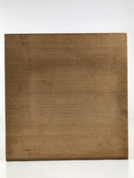 Vtg Japanese Wooden Lidded Pottery Storage Box Inside 47x33.6x35.7cm Brown X158