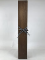 Vtg Japanese Wooden Lidded Storage Box Inside 85x12.3x10.5cm Brown X165