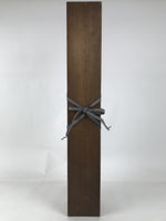 Vtg Japanese Wooden Lidded Storage Box Inside 85x12.3x10.5cm Brown X165