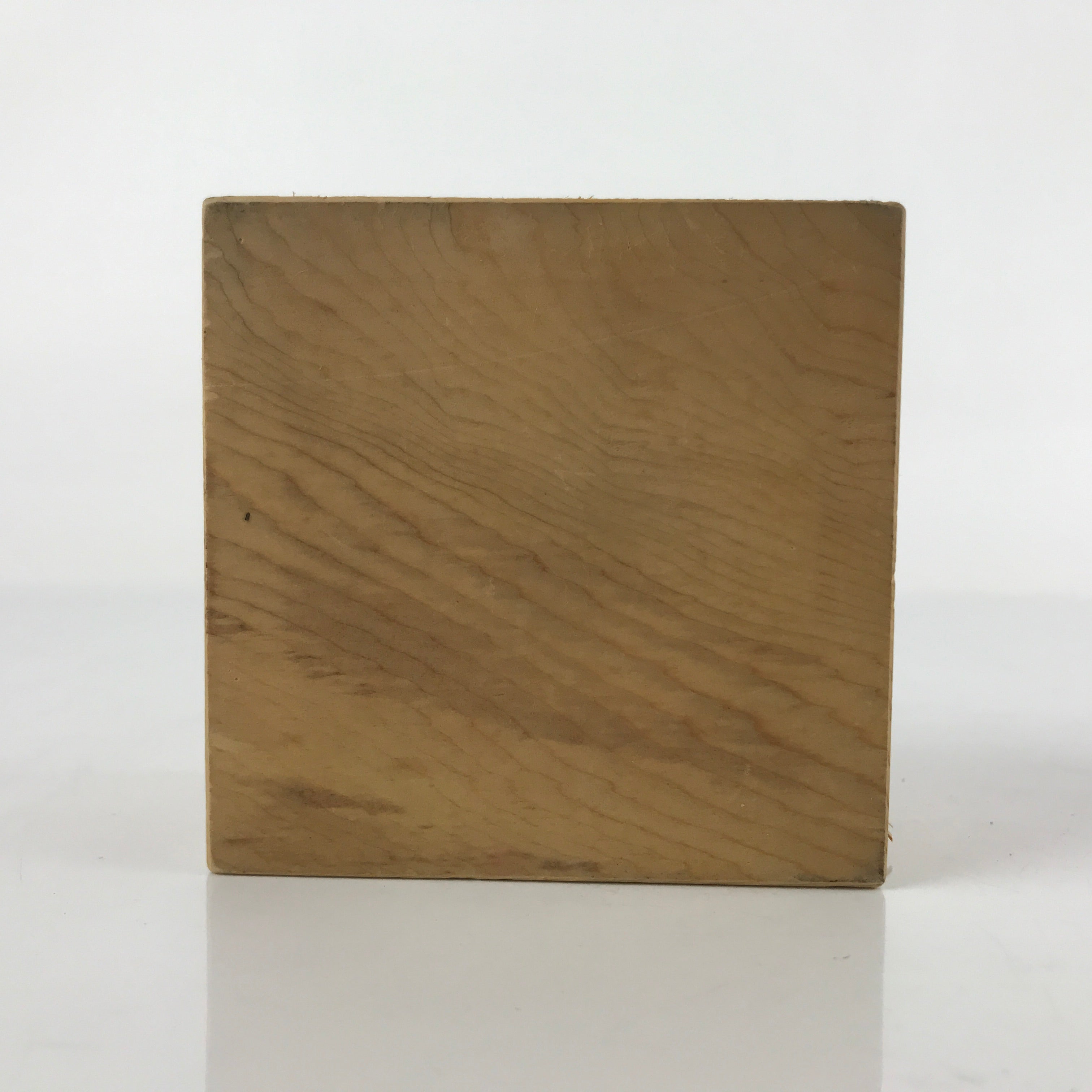 Vtg Japanese Wooden Masu Rice Cup Inside Box 6.5x6.5x4cm Setsubun Festival X123