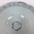 Antique C1824 Japanese Koimari Lidded Teacup Yunomi Blue White PP973