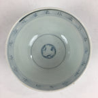 Antique C1824 Japanese Koimari Lidded Teacup Yunomi Blue White PP974