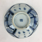 Antique C1824 Japanese Koimari Lidded Teacup Yunomi Blue White PP975