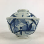 Antique C1824 Japanese Koimari Lidded Teacup Yunomi Blue White PP976