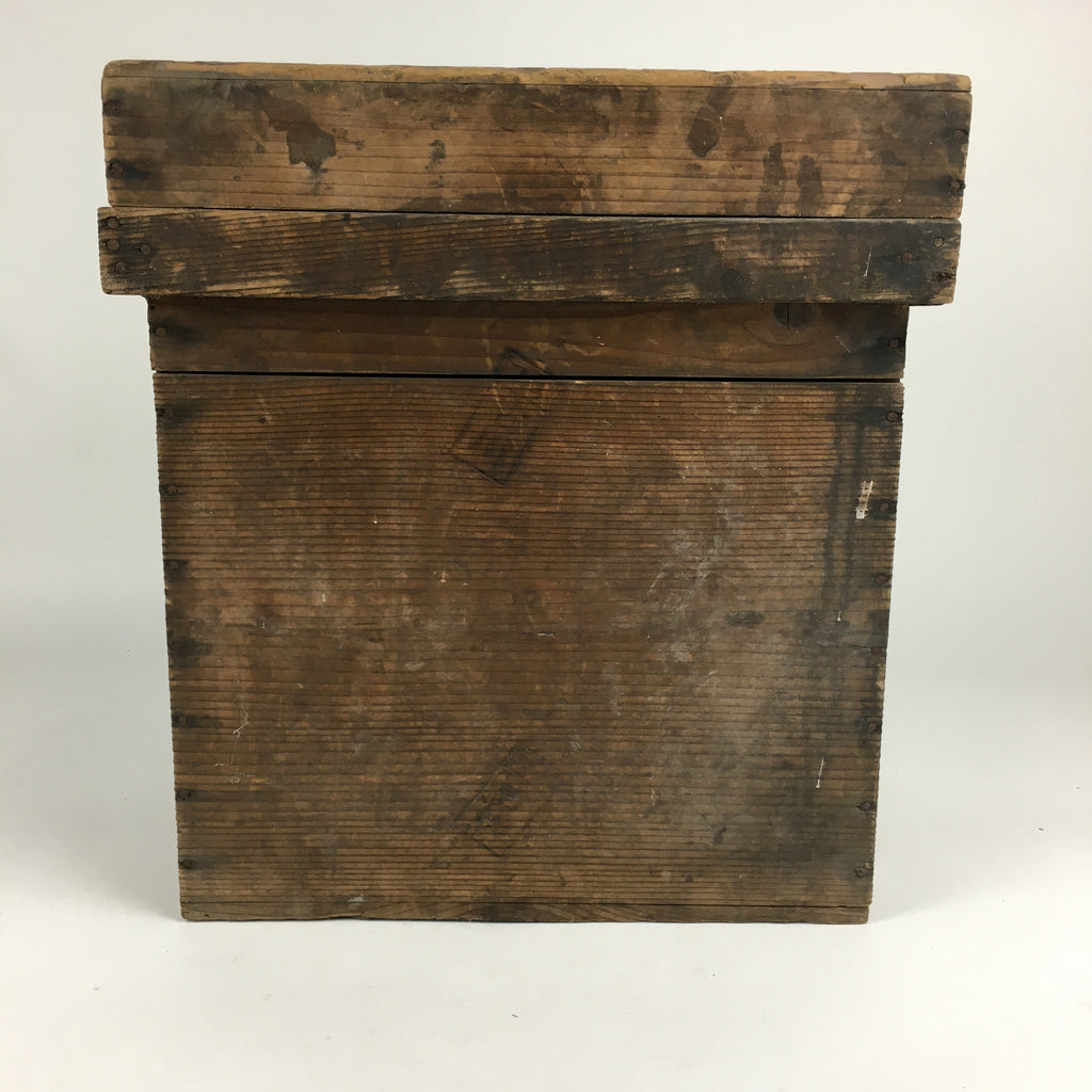 Antique C1850 Japanese Wooden Storage Box Hako Inside 36.5x23.6x43.7cm WB880
