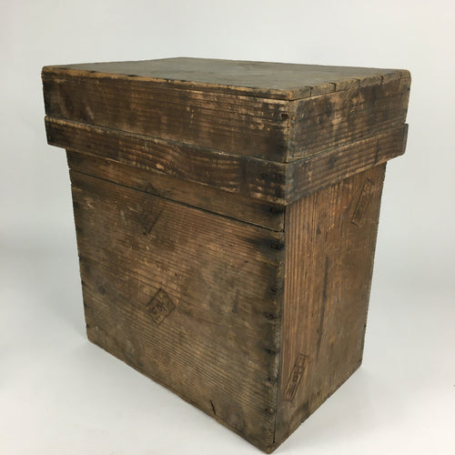 Antique C1850 Japanese Wooden Storage Box Hako Inside 36.5x23.6x43.7cm WB880