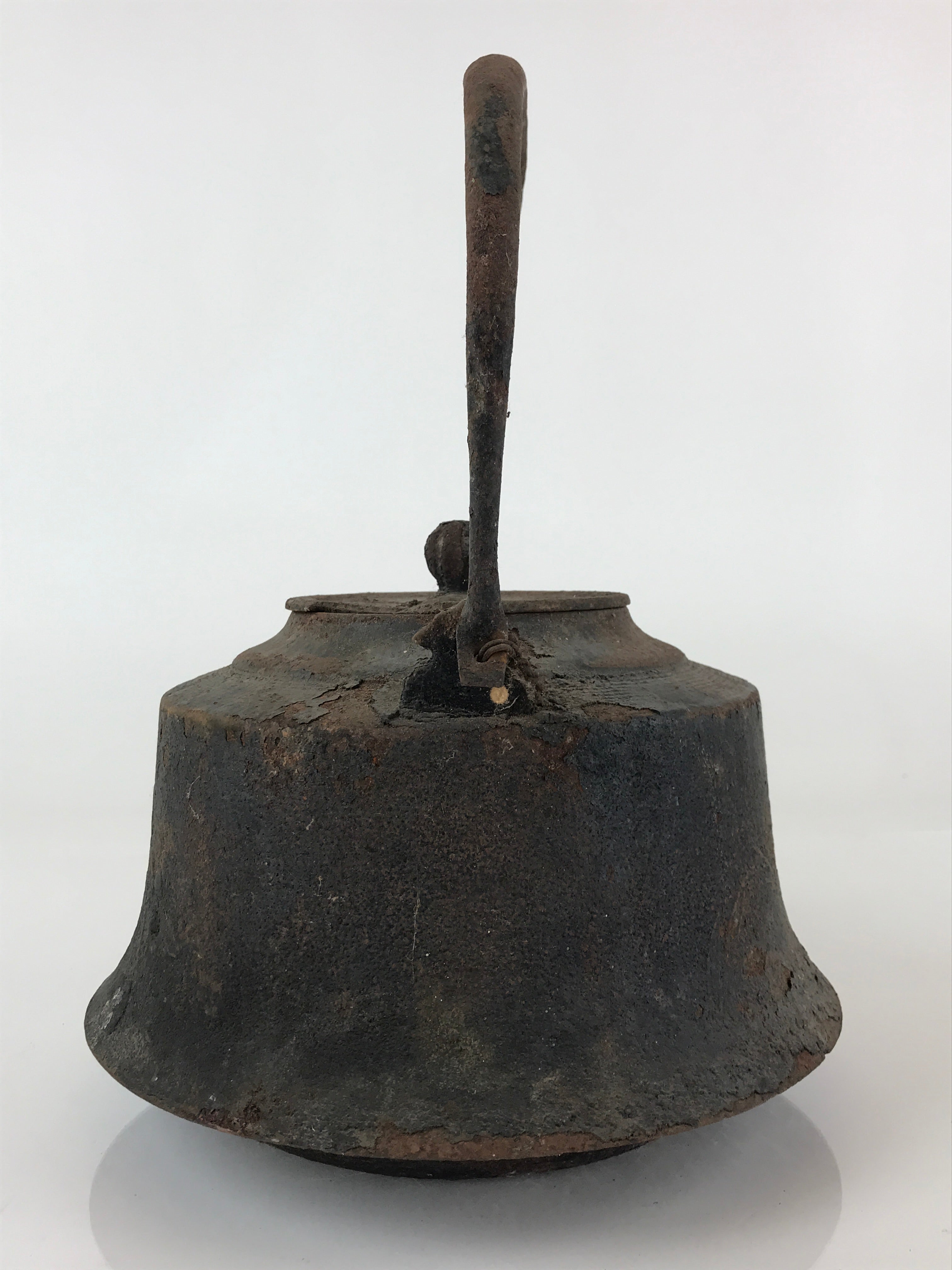 Antique C1880 Japanese Cast Iron Tetsubin Kettle Teapot Nanbu Tekki T104