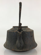Antique C1880 Japanese Cast Iron Tetsubin Kettle Teapot Nanbu Tekki T104