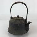 Antique C1880 Japanese Cast Iron Tetsubin Kettle Teapot Nanbu Tekki T104