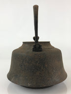 Antique C1880 Japanese Cast Iron Tetsubin Kettle Teapot Nanbu Tekki Yakan T103