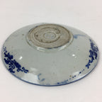 Antique C1880 Japanese Porcelain Plate Sometsuke Blue Flower Sara PY26