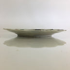 Antique C1880 Japanese Porcelain Small Plate Floral Butterfly Pattern Meiji PY80