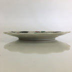 Antique C1880 Japanese Porcelain Small Plate Floral Butterfly Pattern Meiji PY80