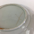 Antique C1880 Japanese Porcelain Small Plate Floral Butterfly Pattern Meiji PY89