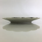 Antique C1880 Japanese Porcelain Small Plate Floral Butterfly Pattern Meiji PY90